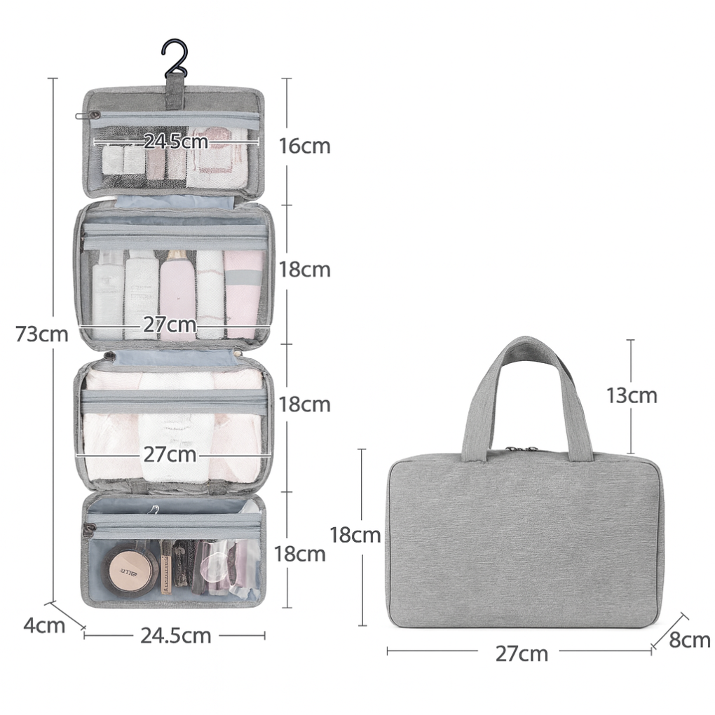 Travel Toiletry Bag Storage Case