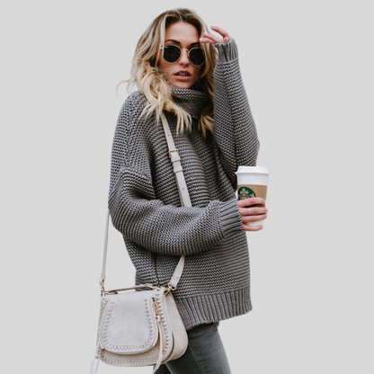 Soft Knit Crew Neck Women's Sweater