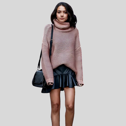 Soft Knit Crew Neck Women's Sweater