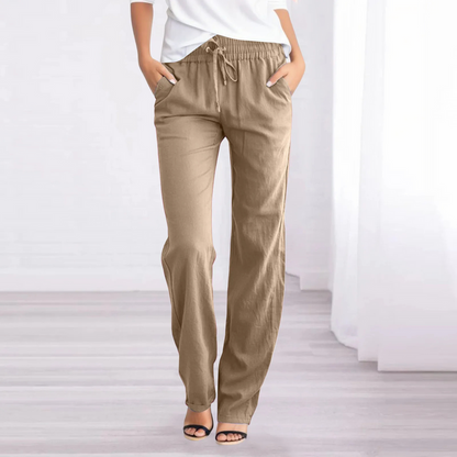 Lightweight Women's Linen Cotton Pants