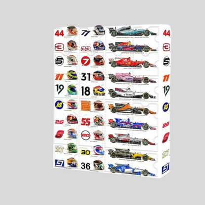 Racing Theme Countdown Calendar
