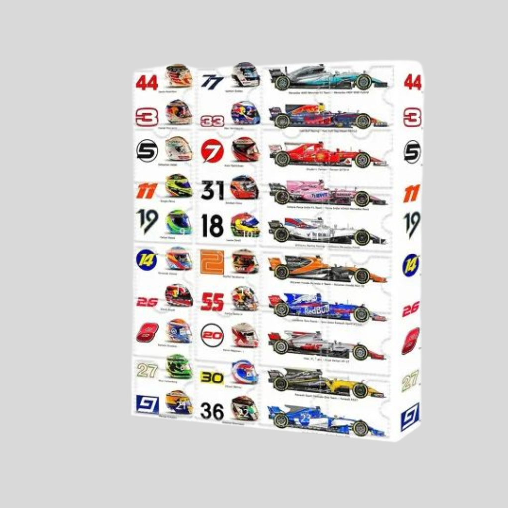Racing Car Christmas Countdown Calendar