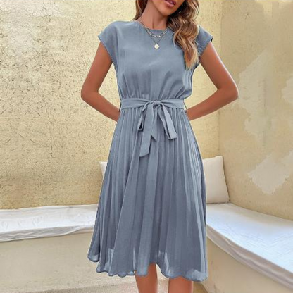 Cute Sleeveless Flowy Mini Dress - Olytrend