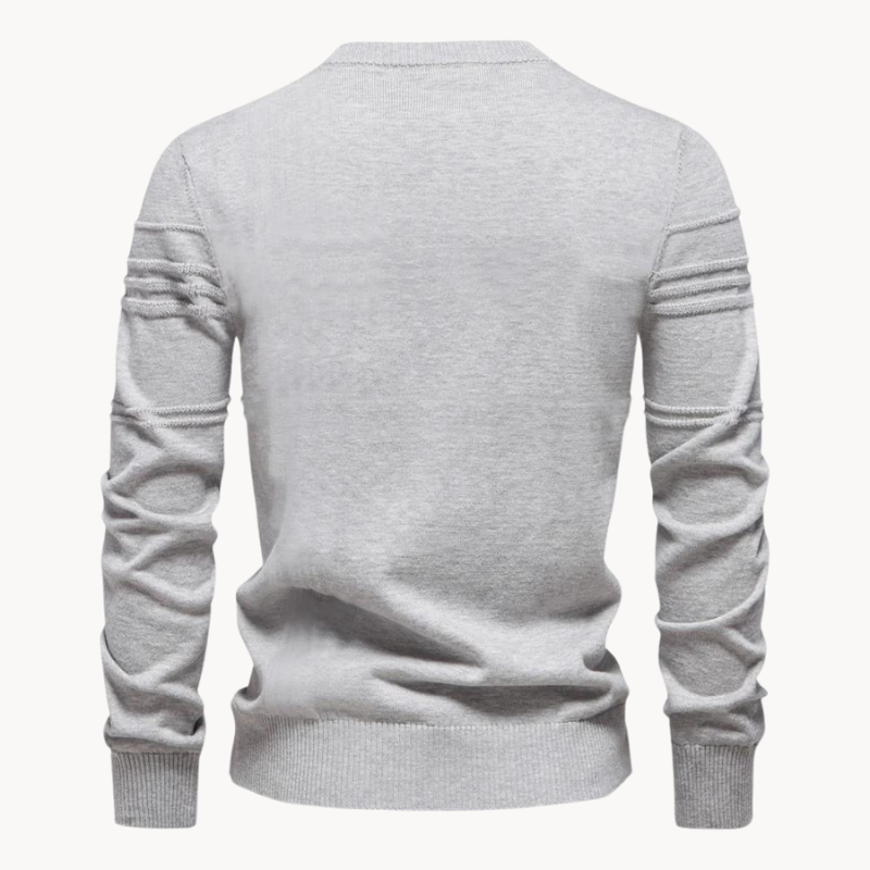 Classic Plaid Crew Neck Sweater