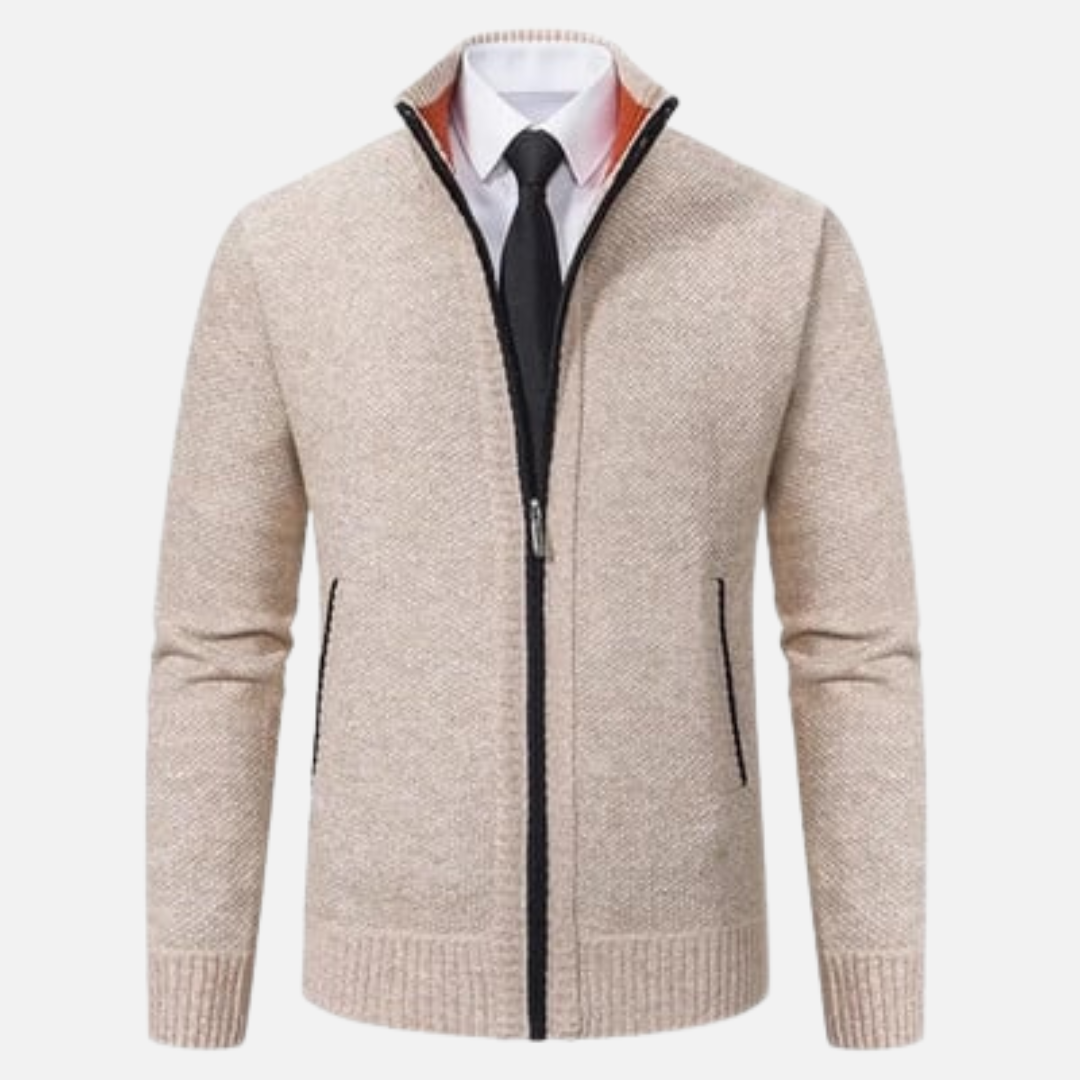 Men's Slim Fit Zipper Vest - Nocini