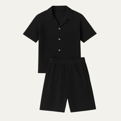 Relaxed Linen Beachwear Outfit Set