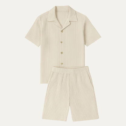 Relaxed Linen Beachwear Outfit Set - Nocini