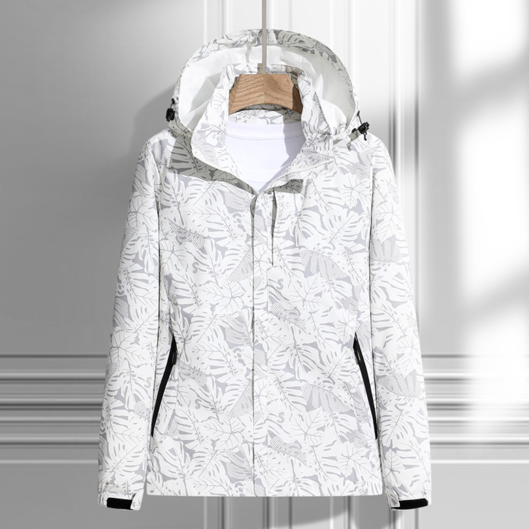 Waterproof Women's Stylish Zip Hoodie Jacket