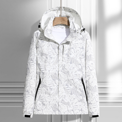 Waterproof Women's Stylish Zip Hoodie Jacket