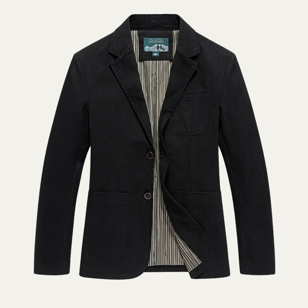 Comfortable Men's Casual Water Resistant Jacket with Pockets