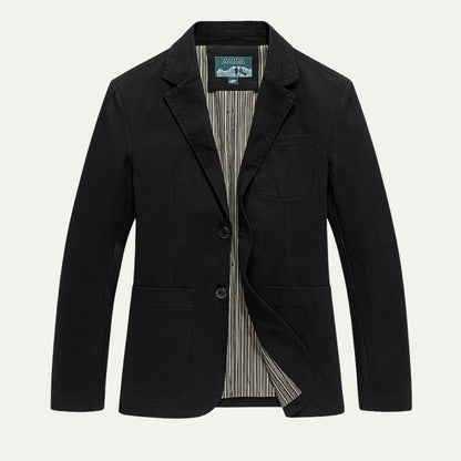 Comfortable Men's Casual Water Resistant Jacket with Pockets