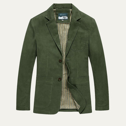 Comfortable Men's Casual Water Resistant Jacket with Pockets