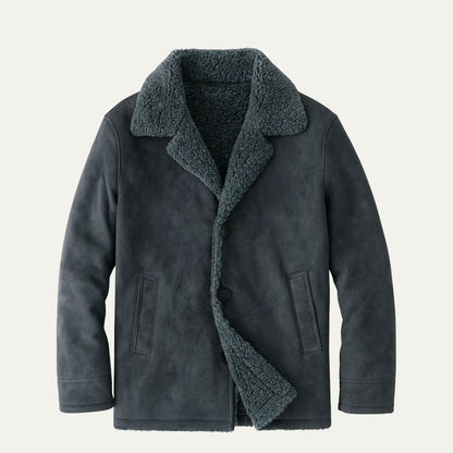Warm Mens Faux Fur Parka Coat