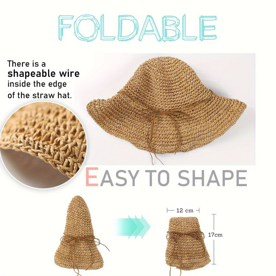 Summer Woven Beach Sun Hat