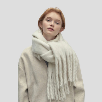Fashionable Fringe Women's Scarf - Olytrend