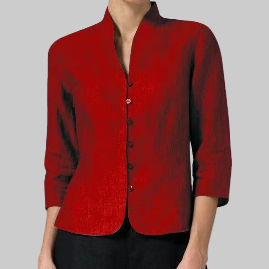 Classic Fit Women's Blouse with Elegant Style