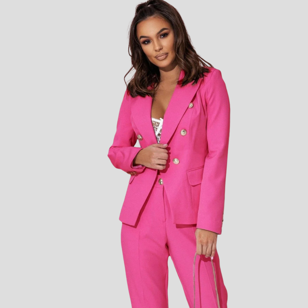 Chic Ladies' Blazer Suit – Classic Summer Jacket Set