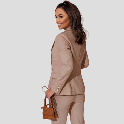 Women's Chic Summer Blazer Suit