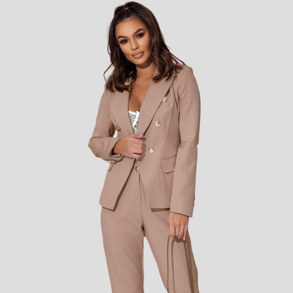 Chic Ladies' Blazer Suit – Classic Summer Jacket Set