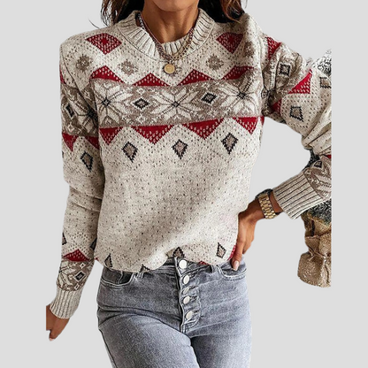 Fashionable Graphic Pattern Winter Sweater