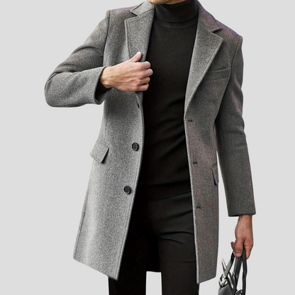 Timeless Double Breasted Mens Coat