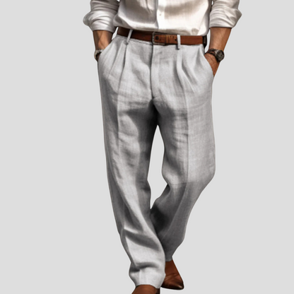 Classic Linen Pants for Men - Smart Casual Wear