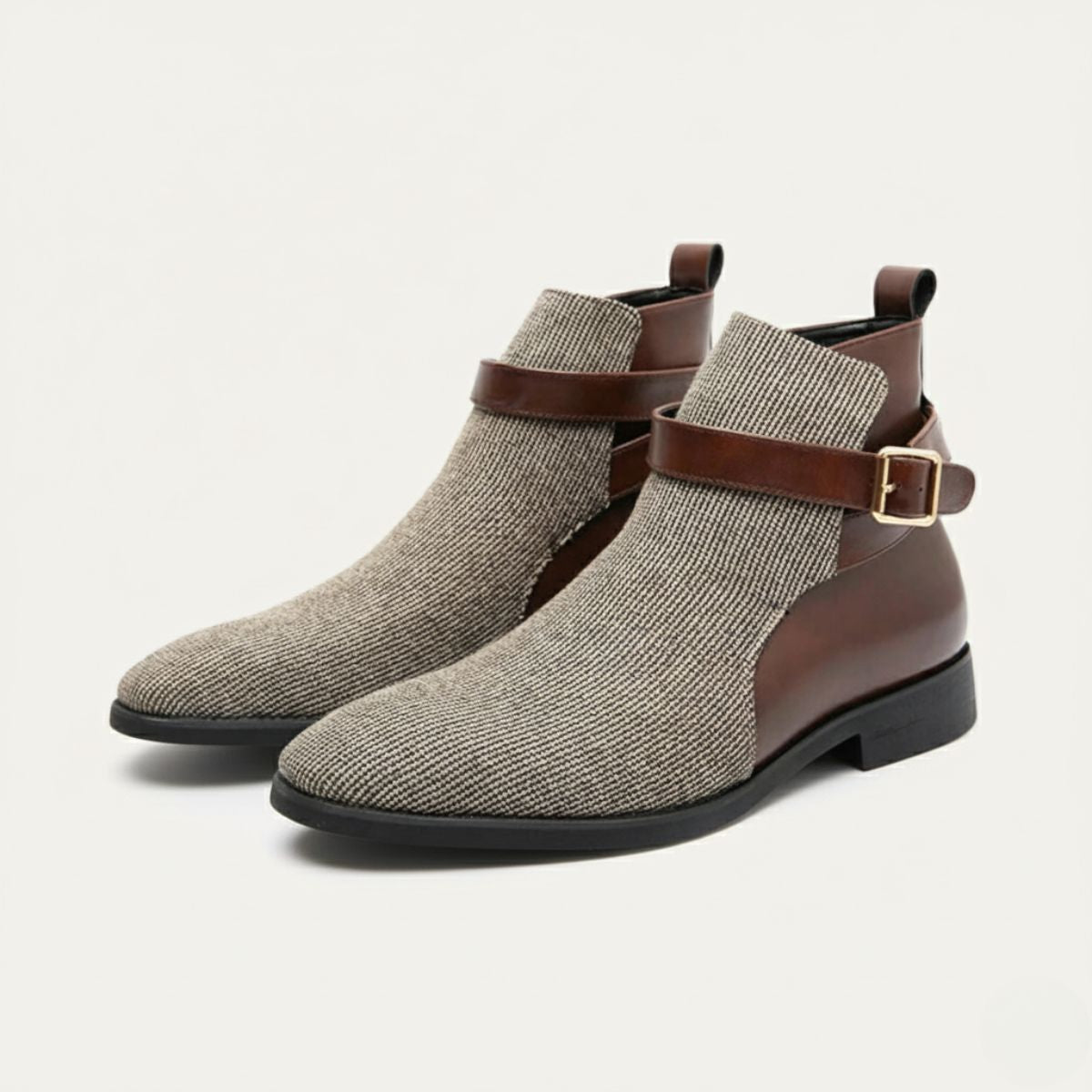 Stylish Men's Leather Chelsea Ankle Boots - Nocini