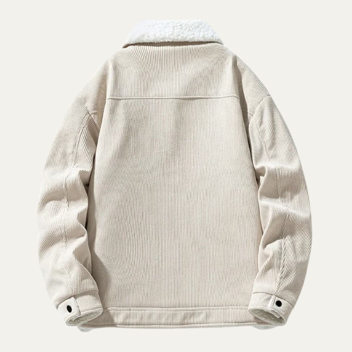Warm Corduroy Fleece Lined Mens Jacket