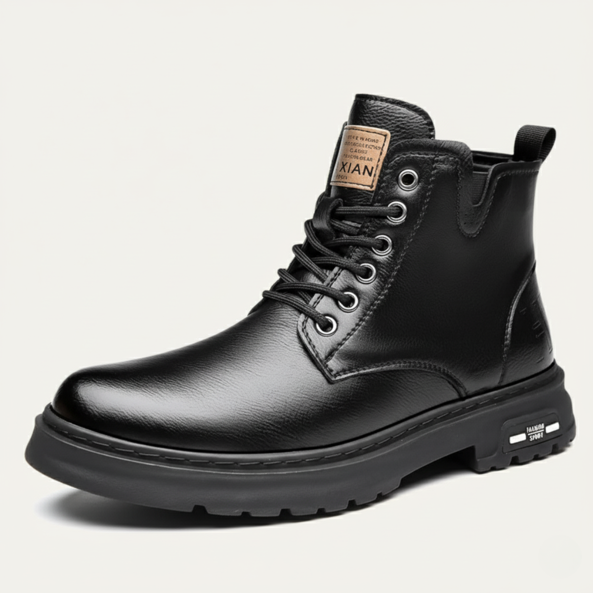 Tough Water Resistant Leather Ankle Boots for Men