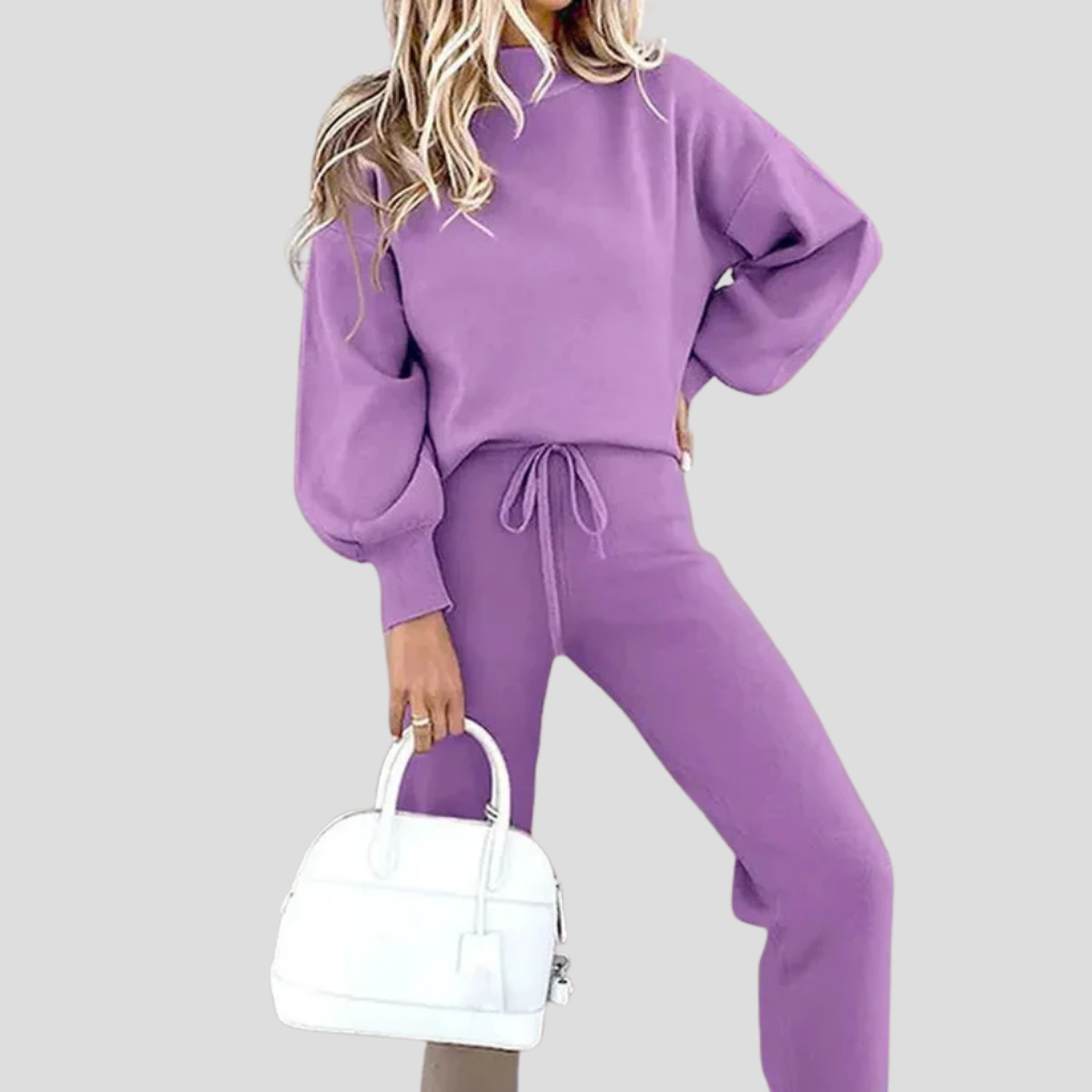 Ladies Comfortable Jogger Suit Set