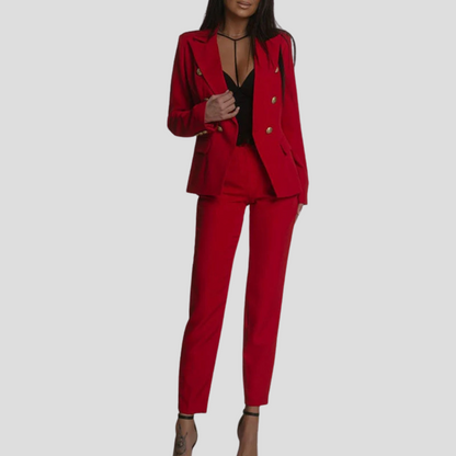 Chic Ladies' Blazer Suit – Classic Summer Jacket Set