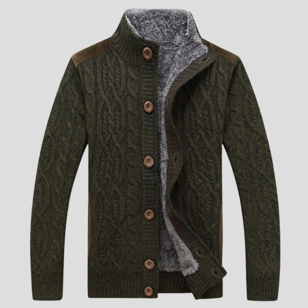 Soft Cozy Mens Cardigan Sweater