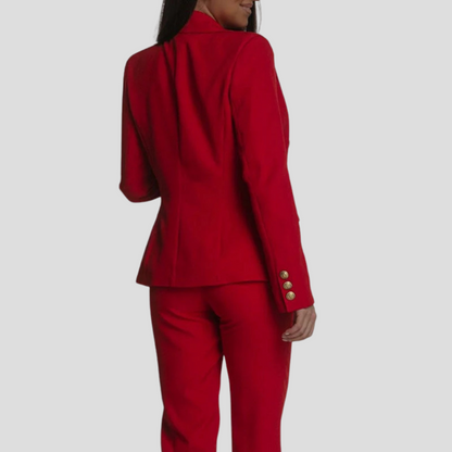 Women's Chic Summer Blazer Suit