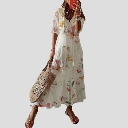Flowy Long Sundress for Women - Olytrend