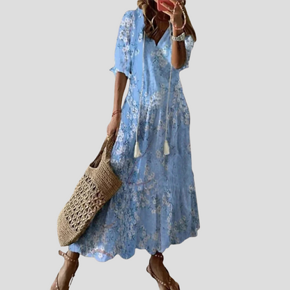 Flowy Long Sundress for Women