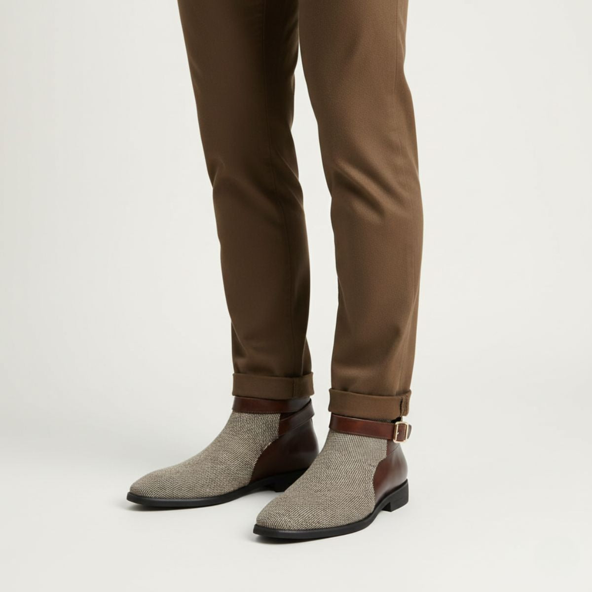 Stylish Men's Leather Chelsea Ankle Boots