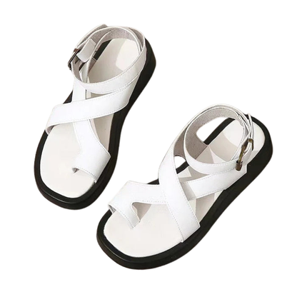 Stylish Buckle Detail High Heel Sandals - Nocini