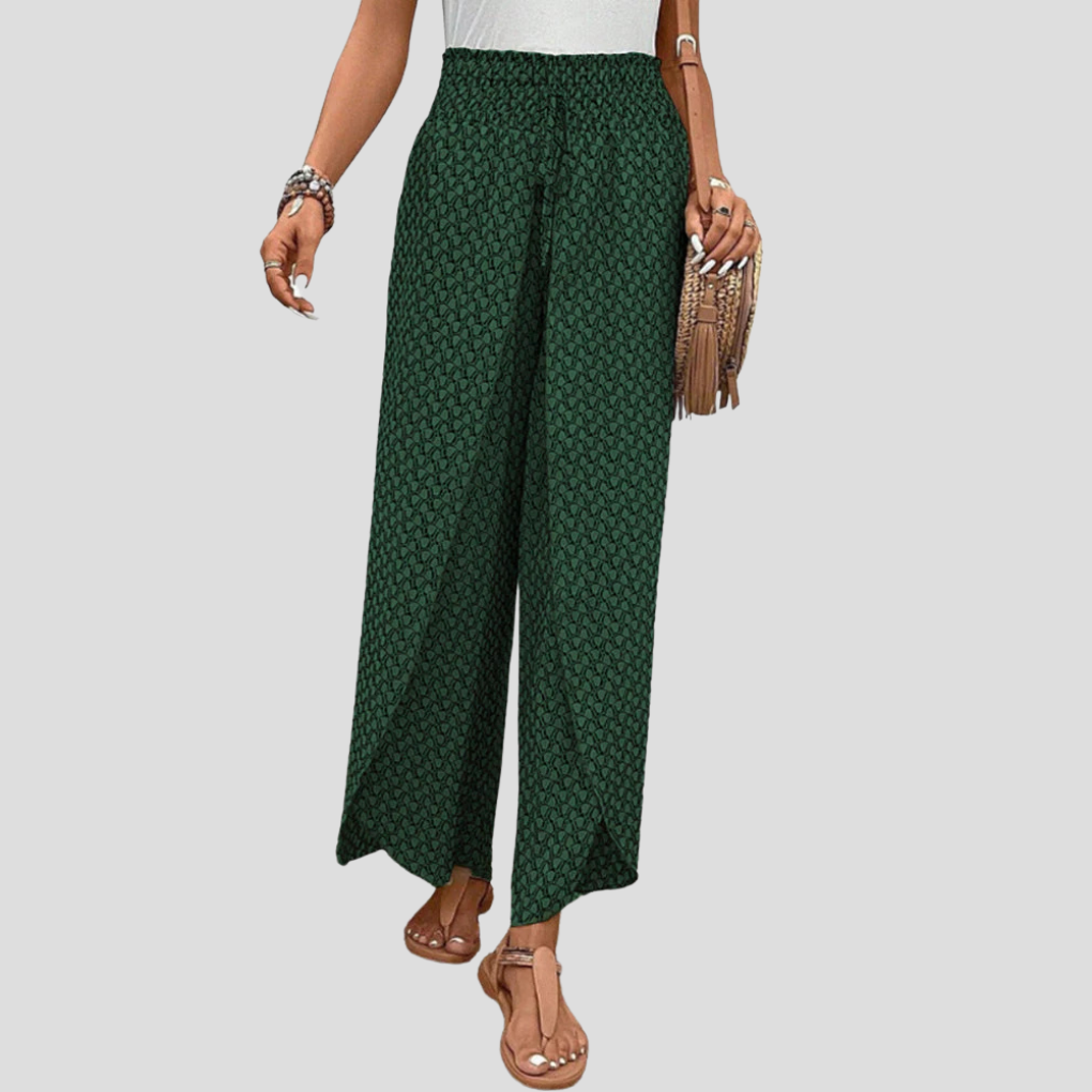 Trendy Patterned Slim Fit Pants