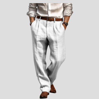 Classic Linen Pants for Men - Smart Casual Wear