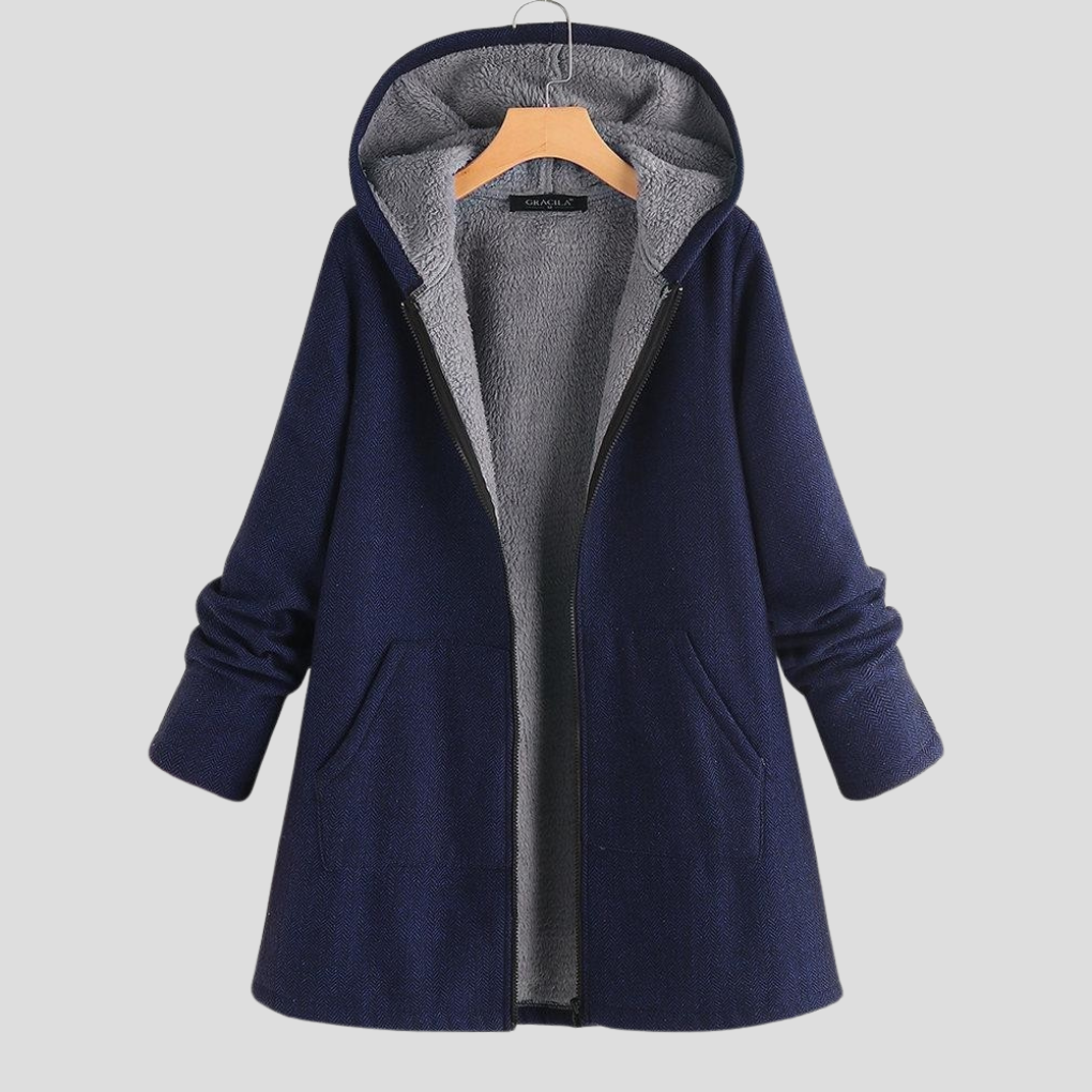Warm Thick Fleece Parka Coat - Olytrend
