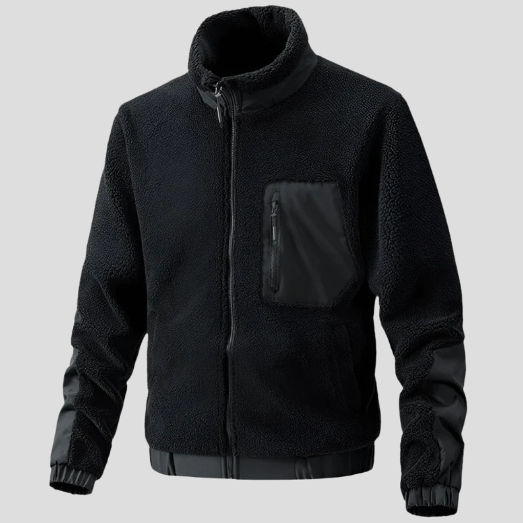 Warm Waterproof Mens Fleece Coat