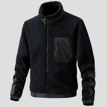 Warm Water Resistant Men's Fleece Coat