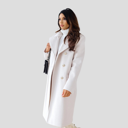 Ladies Classic Two-Button Trench Coat