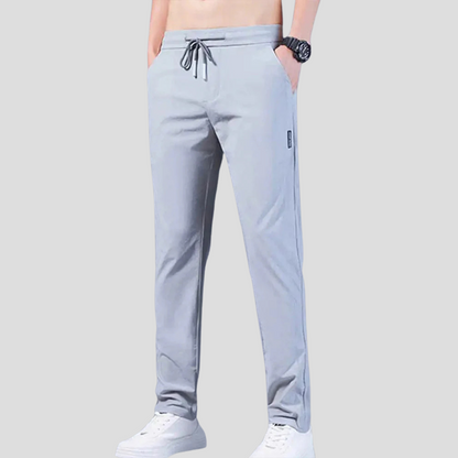 Men's Comfortable Pants - Classic Straight Leg Style