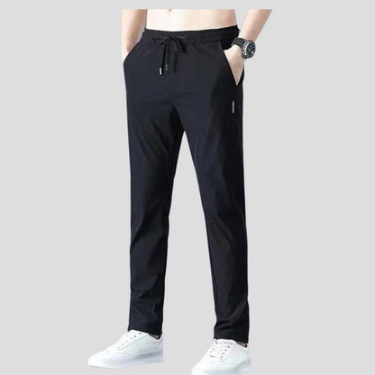 Men's Comfortable Pants - Classic Straight Leg Style