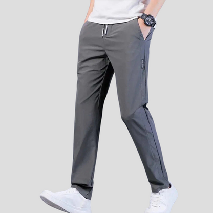 Men's Comfortable Pants - Classic Straight Leg Style