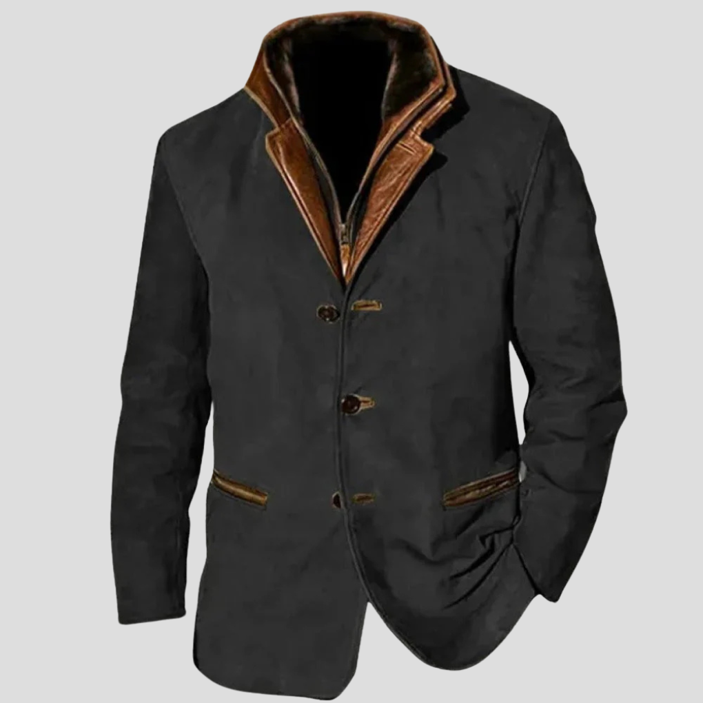 Classic Retro Leather Jacket