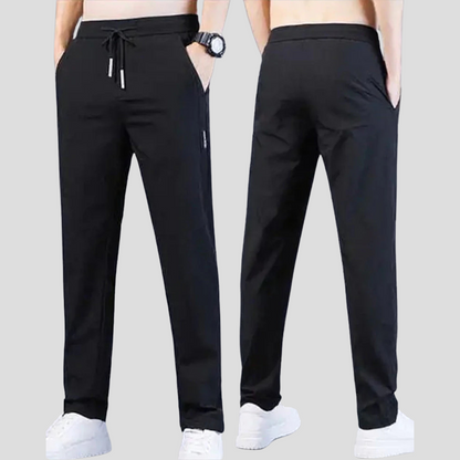 Men's Comfortable Pants - Classic Straight Leg Style
