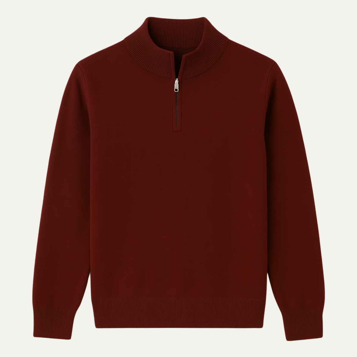 Classic Quarter Zip Men's Sweater