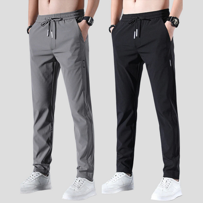 Men's Comfortable Pants - Classic Straight Leg Style
